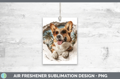 GorgeousDogs 3D Palm Tree Hole in he Wall Air Freshener design.