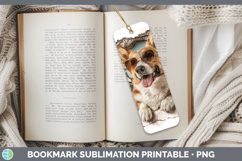GorgeousDogs 3D Palm Tree Hole in he Wall Bookmark design.