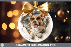 GorgeousDogs 3D Palm Tree Hole in he Wall Ornament design.