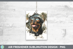 GorgeousDogs 3D Palm Tree Hole in he Wall Air Freshener design.