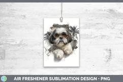 GorgeousDogs 3D Palm Tree Hole in he Wall Air Freshener design.