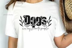 Dogs Are My Favorite People SVG Cut File | Dog Quote Signs Product Image 8