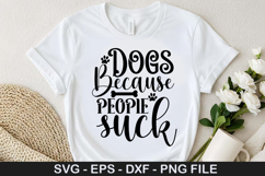 Dog Love SVG Design - Dog mother &amp; coffee lover Product Image 4