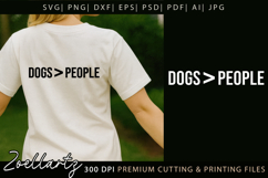 Dogs People SVG Dog Mom SVG Dog T-shirt Mug Paw Prints SVG Product Image 2