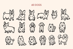 Hand-Drawn Dogs Cliparts Set Product Image 2