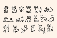 Hand-Drawn Dogs Cliparts Set Product Image 3