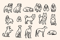 Hand-Drawn Dogs Cliparts Set Product Image 4