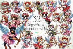 Dogs Cupid Valentine&#039;s Day Sublimation Product Image 1