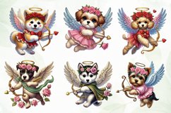 Dogs Cupid Valentine&#039;s Day Sublimation Product Image 5