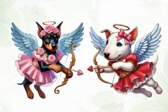 Dogs Cupid Valentine&#039;s Day Sublimation Product Image 2
