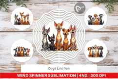 Dogs Emotion Wind Spinner Product Image 1