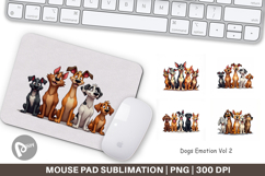 Dogs Emotion Mouse Pad Product Image 1