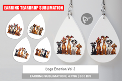 Dogs Emotion Earring Product Image 1