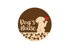 Dog's House Round Welcome Sign SVG Template Product Image 2