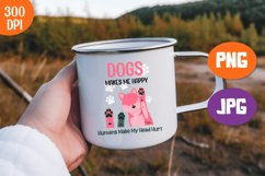 Dogs Make Me Happy Humans Make My Head Hurt Dog Lover SVG Product Image 3