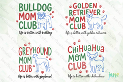 Dogs Mom Club SVG PNG Product Image 1