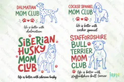 Dogs Mom Club SVG PNG Product Image 1