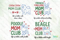 Dogs Mom Club SVG PNG Product Image 1
