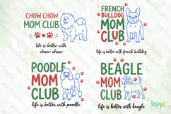 Dogs Mom Club SVG PNG Product Image 1