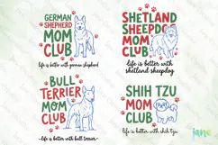 Dogs Mom Club SVG PNG Product Image 1