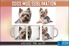 Dogs Mug Sublimation | 11Oz 15Oz Mug |Mug Wrap Template v.1 Product Image 5