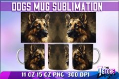 Dogs Mug Sublimation Bundle|Dog 11oz|Animal 15 oz Design v.2 Product Image 3