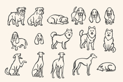 85 Hand-Drawn Dogs Procreate Stamp Brushes Product Image 4