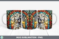 GorgeousDogs Stained Glass Mug Wrap design.