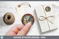 GorgeousDogs Stained Glass Stickers design.