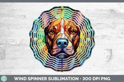GorgeousDogs Stained Glass Wind Spinner design.