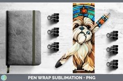GorgeousDogs Stained Glass Pen Wrap design.