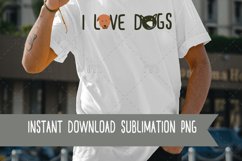 I love dogs. Cute dog faces sublimation Product Image 1