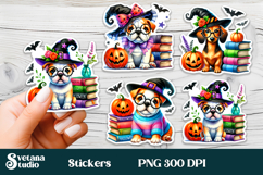 Halloween stickers PNG | Printable Halloween sticker bundle Product Image 13