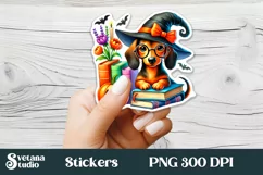 Halloween stickers | Printable dog book stickers Product Image 2