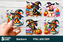 Halloween stickers PNG | Printable Halloween sticker bundle Product Image 14
