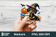 Halloween stickers | Printable dog book stickers Product Image 3