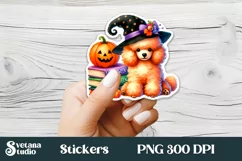 Halloween stickers | Printable dog book stickers Product Image 2