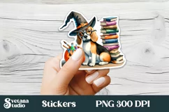 Halloween stickers | Printable dog book stickers Product Image 3