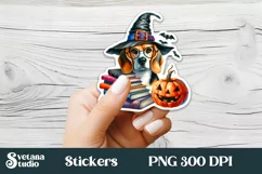 Halloween stickers | Printable dog book stickers Product Image 4
