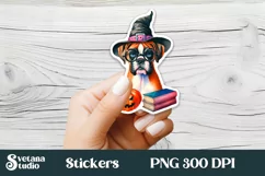 Halloween stickers | Printable dog book stickers Product Image 5