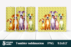 Funny dog tumbler sublimation PNG | Dog lover quotes tumbler Product Image 1