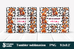 Funny dog tumbler sublimation | Dog lover quotes tumbler Product Image 1
