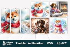 Dog tumbler wrap | Animal tumbler sublimation Product Image 1