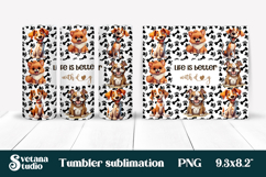 Funny dog tumbler sublimation | Dog lover quotes tumbler Product Image 1