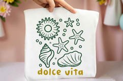 Dolce Vita, Italian holiday card set, Printable Set Product Image 5