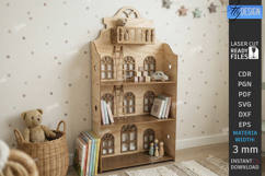 Dollhouse Shelves Laser Cut Bundle | House SVG | Wall Decor Product Image 16