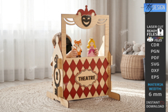 Puppet Theater Laser Cut Bundle | Kids Doll Theater SVG |CNC Product Image 16