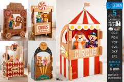 Puppet Theater Laser Cut Bundle | Kids Doll Theater SVG |CNC Product Image 1