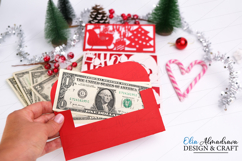 Christmas Money Holder Svg| Santa Money Envelope Template Product Image 2