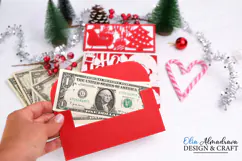 Christmas Money Holder Svg| Santa Ho Ho Ho Envelope Template Product Image 2